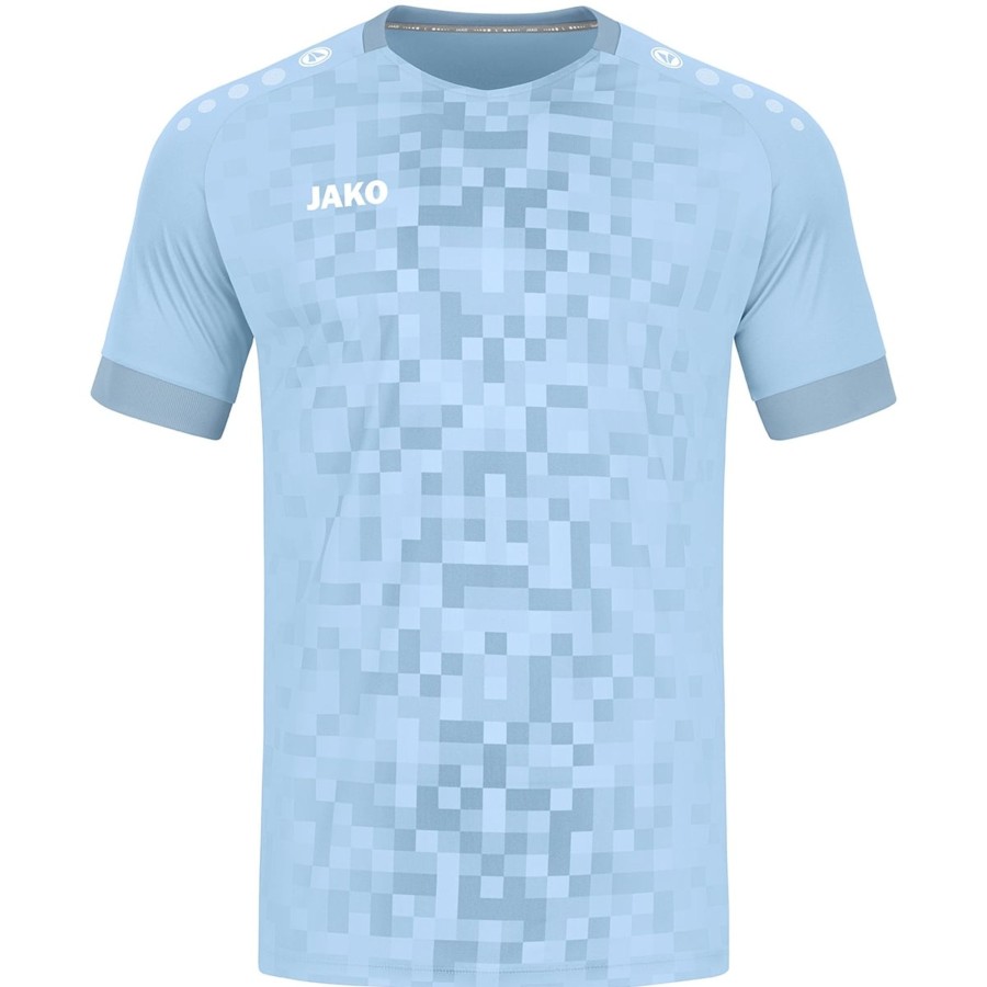 Herren Jako Trikots | Jako Herren Trikot Pixel Lightblue